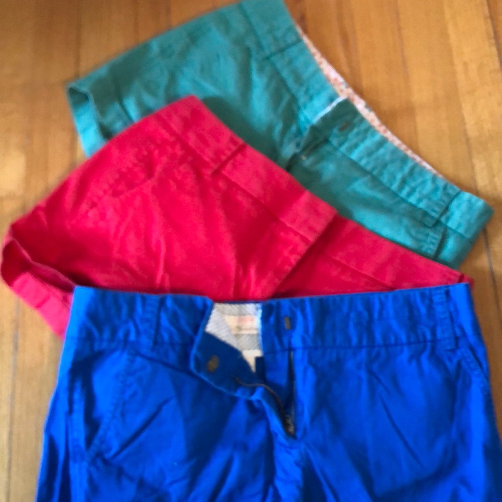 3 PAIRS - JCREW Chino Shorts